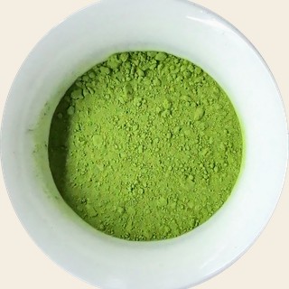 A Culinary matcha powder color reference
